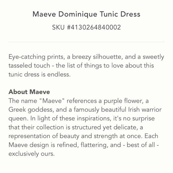 ✨ Anthropologie Dominique Tunic Dress Sz S - Picture 5 of 11